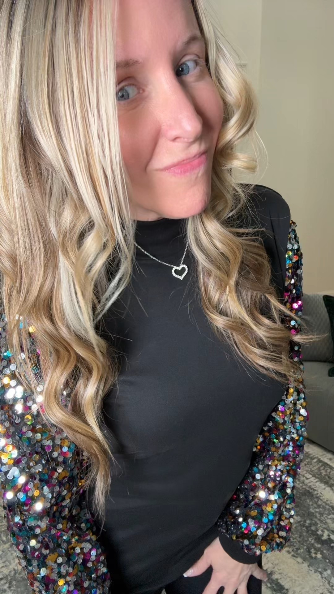 This is such a great party top! It’s affordable and super comfy. And gets lots of compliments and people asking where you got it.! you can wear this for Christmas a holiday party or for New Year’s. 

Sequin top, party top, Sparkle top 
Holiday party inspo


#LTKFindsUnder50 #LTKHoliday #LTKootd