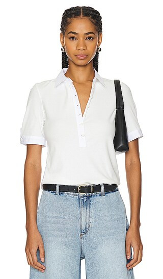 Polo Shirt in White | Revolve Clothing (Global)