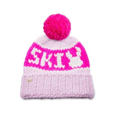 NEON BLUSH SKI BUNNY BEANIE | LELE SADOUGHI