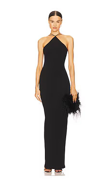 Nookie Trinity Gown in Black from Revolve.com | Revolve Clothing (Global)