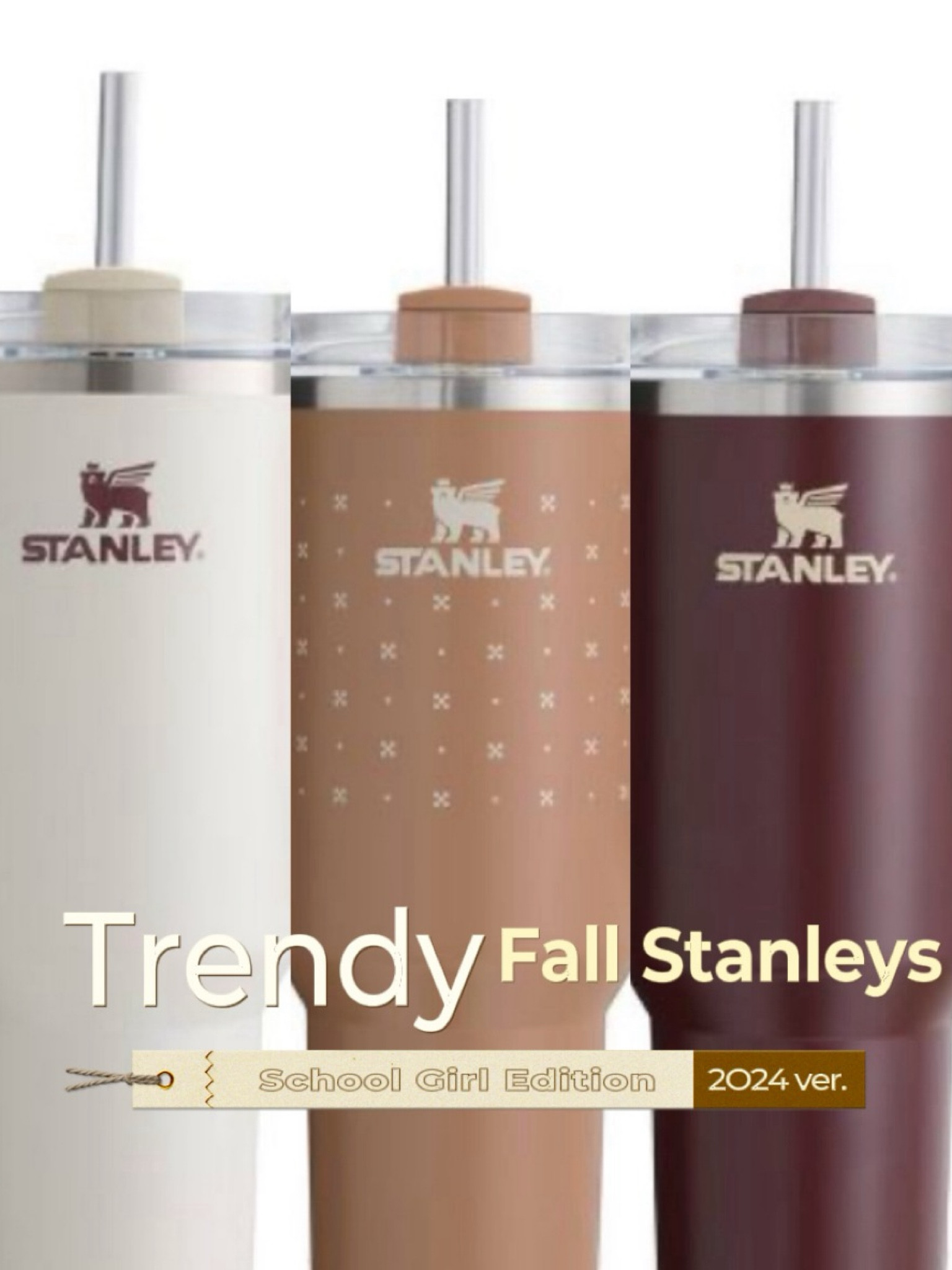 🎉 **Fall in Love with the Season's Hottest Stanley Cups!** 🍂

Hey Trendsetters! 🎒 Are you ready to elevate your fall essentials? The *2024 School Girl Edition Stanley Cups* have just dropped, and trust me, these are an absolute must-have for your collection!

Imagine sipping your favorite pumpkin spice latte or that comforting chai from these stunning new colors—designed perfectly for the cozy autumn vibes! 🍁 Whether you're headed to class, work, or just a coffee date, these Stanley Cups are more than just drinkware—they're a fashion statement! 

**Why You’ll Love Them:**
✨ **Elegant Fall Hues:** From warm vanilla to cozy caramel and rich Burgundy, these colors are made to match your fall wardrobe seamlessly.
✨ **Iconic Design:** The trusted Stanley quality you love, now in a limited edition that’s perfect for this season!
✨ **Perfect for On-the-Go:** Keep your drinks hot for up to 7 hours or cold for up to 11 hours while you slay your day!

These beauties are already flying off the shelves, so grab yours while they last! Click the link in my bio to shop and stay ahead of the trend. 💫 #StayHydratedStayStylish #FallEssentials #LTKFallFaves

Don’t wait—get your hands on the season’s must-have accessory now! 🍁


#LTKSeasonal #LTKFindsUnder50