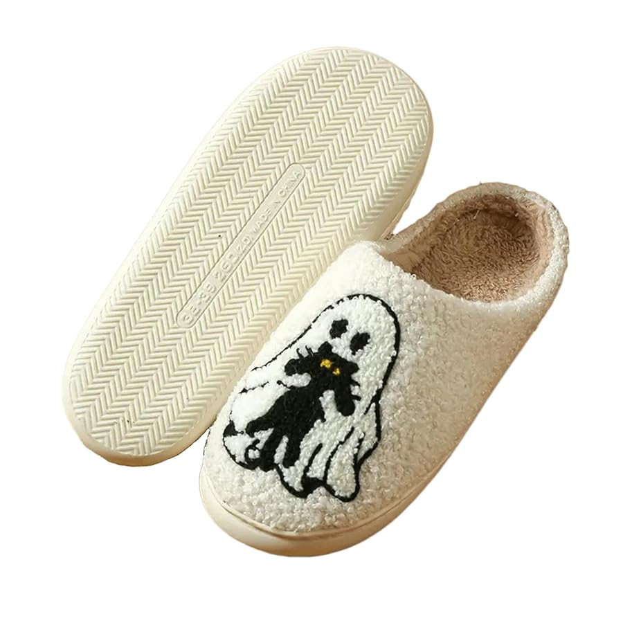 Cute Slippers for Women Fun Cute Holiday House Shoes Fluffy Warm Slipper Gifts for Adults | Amazon (US)