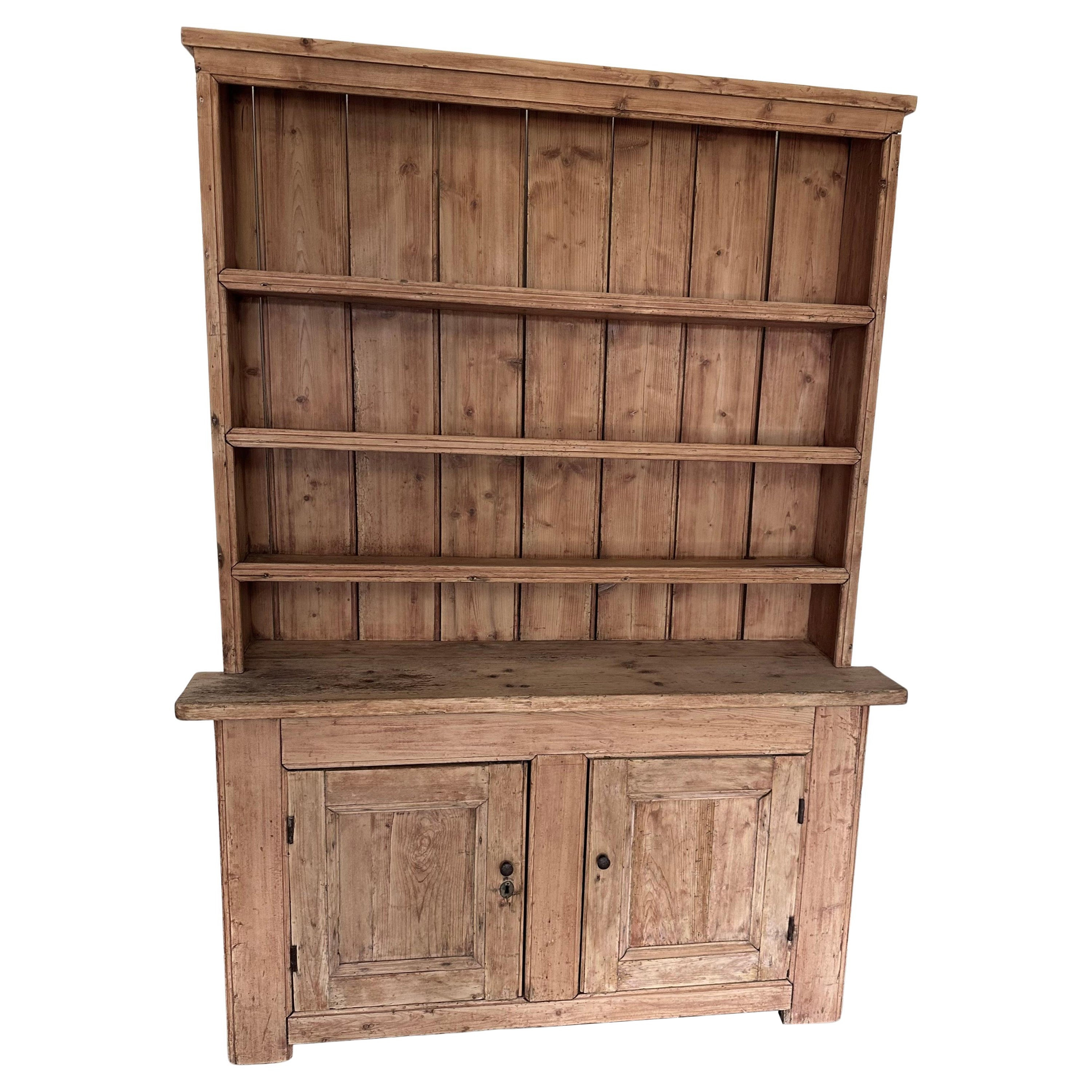 19th Century English Pine Dresser | 1stDibs
