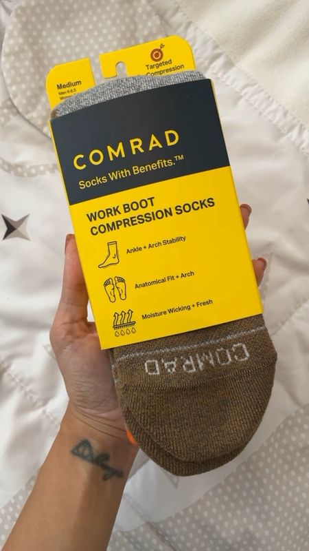 Comrad work boot compression socks. Great option for Valentine’s Day gift. 

For him, gift idea, socks, boot socks, Father’s Day gift, husband gift ideas, brothers gift idea

#LTKmens #LTKGiftGuide #LTKstyletip