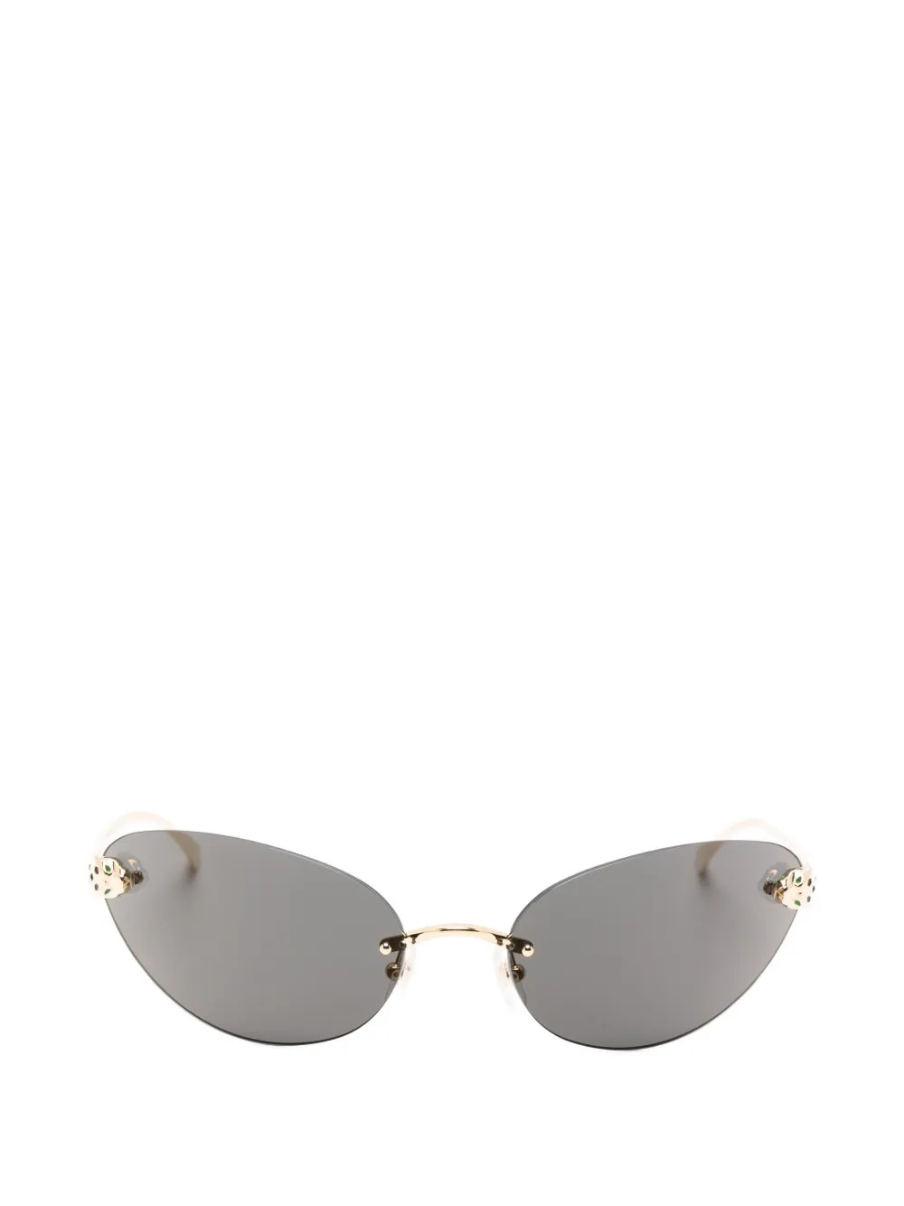 oval-frame rimless sunglasses | Farfetch Global