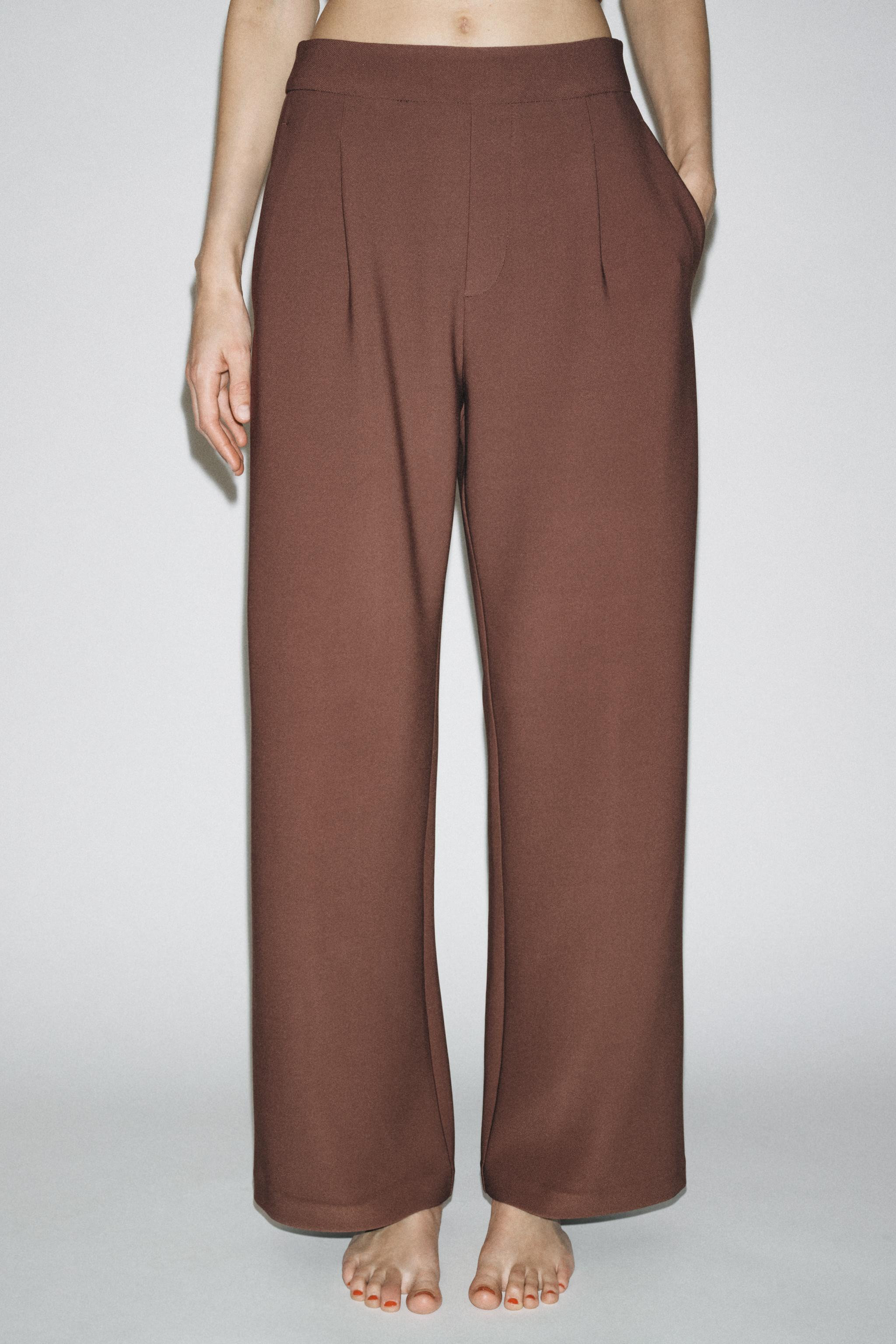 WEITE CRÊPE-HOSE | Zara DE