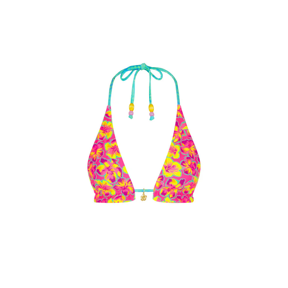 Frill Halter Bralette Bikini Top - Sun Pop | Kulani Kinis US