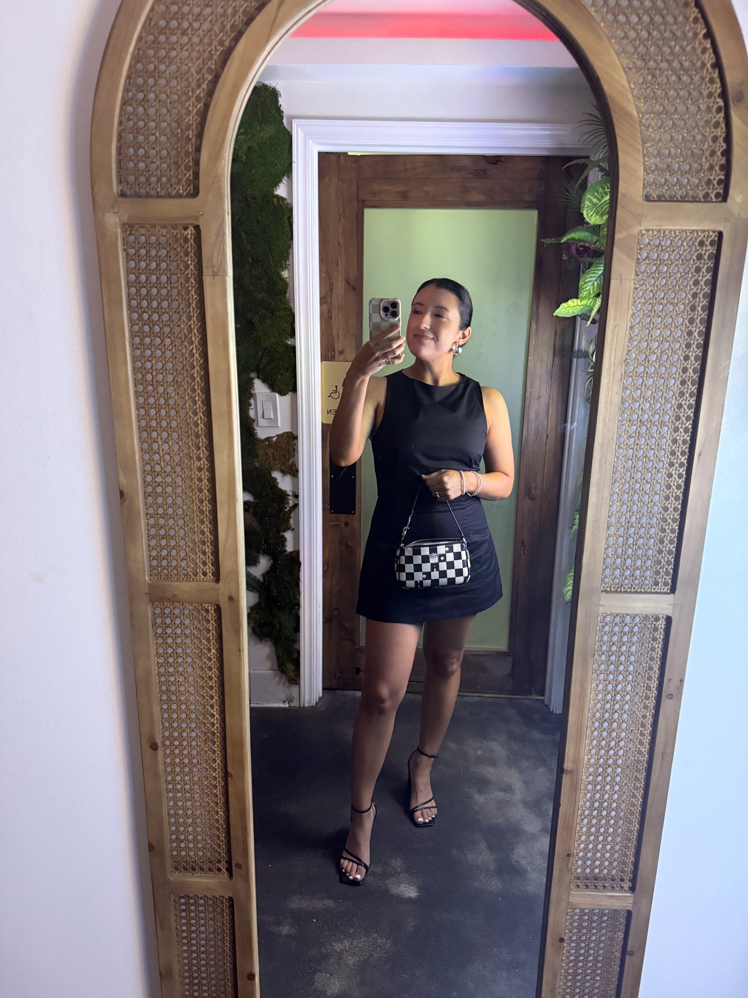 A little black dress never fails—especially when it's petite-friendly and under $100! Styled it with my fave checkered mini bag and sleek heels for a night out look that's equal parts chic and effortless. #LTKPetite #LTKFindsUnder100 #LTKStyleTip

#LTKPetite #LTKStyleTip #LTKFindsUnder100