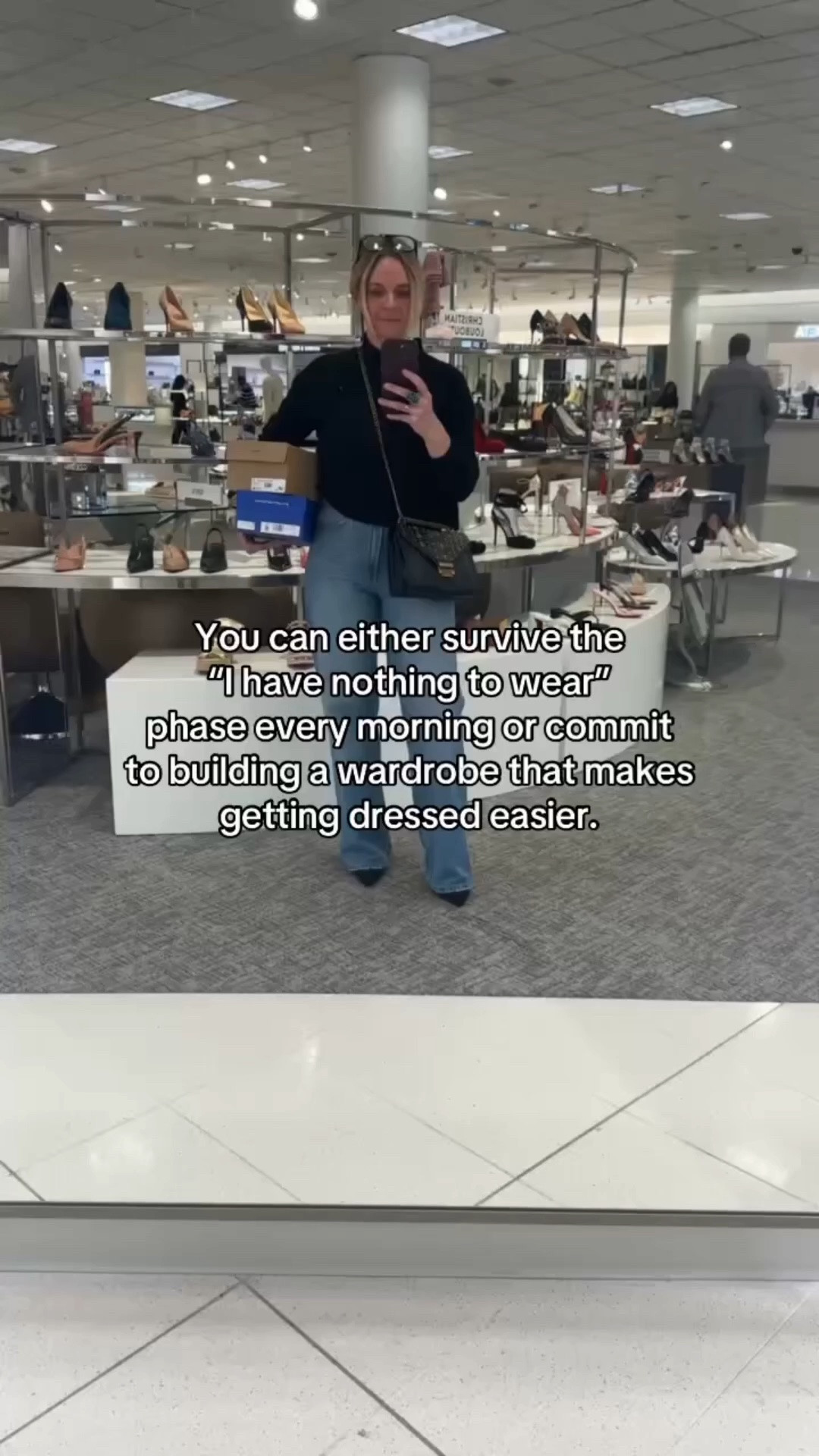Here’s something we see all the time as personal stylists: “I have nothing to wear” usually isn’t a clothing quantity problem.

In fact, some of the fullest closets we walk into are the hardest ones to get dressed from.

The problem is usually that there are plenty of individual pieces—but not enough pieces that actually work together. Too many impulse purchases. Too many “almost right” pieces. Too many things bought without considering what was already in the closet.

So when getting dressed feels hard, our first instinct is not to tell a client she needs more clothes.

We figure out what’s keeping the wardrobe from working.

Because a closet with fewer pieces that fit well, work together and support your actual life will serve you infinitely better than a closet packed with things you bought because you liked them individually.

The goal isn’t more clothes. It’s a wardrobe that works.

And there’s a very big difference. 🤍