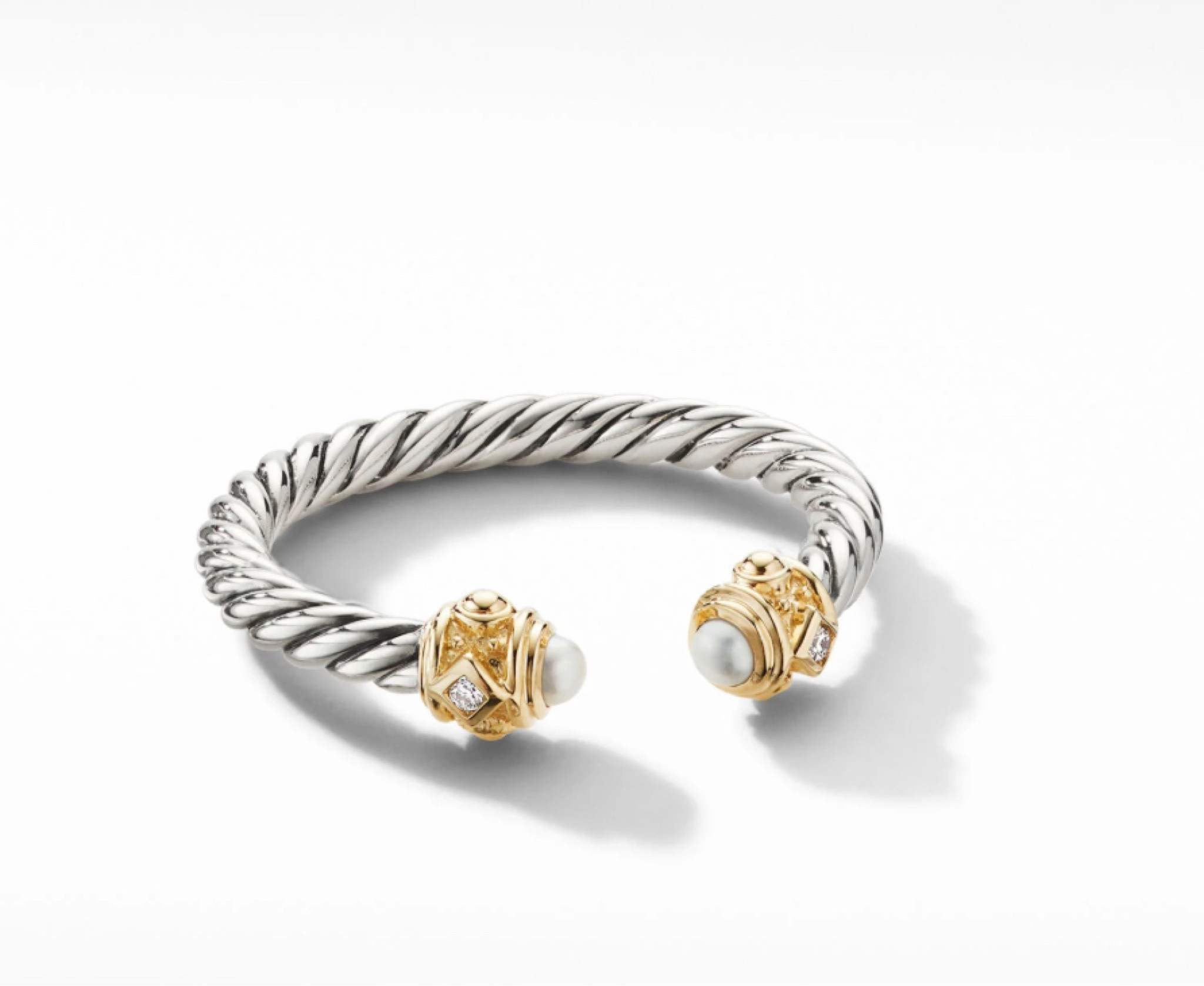 Renaissance Ring in Sterling Silver with Pearls, 14K Yellow Gold and Diamonds #davidyurman #jewelry

#LTKGiftGuide