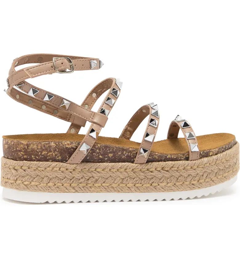 Kailee Platform Studded Espadrille Sandal | Nordstrom Rack