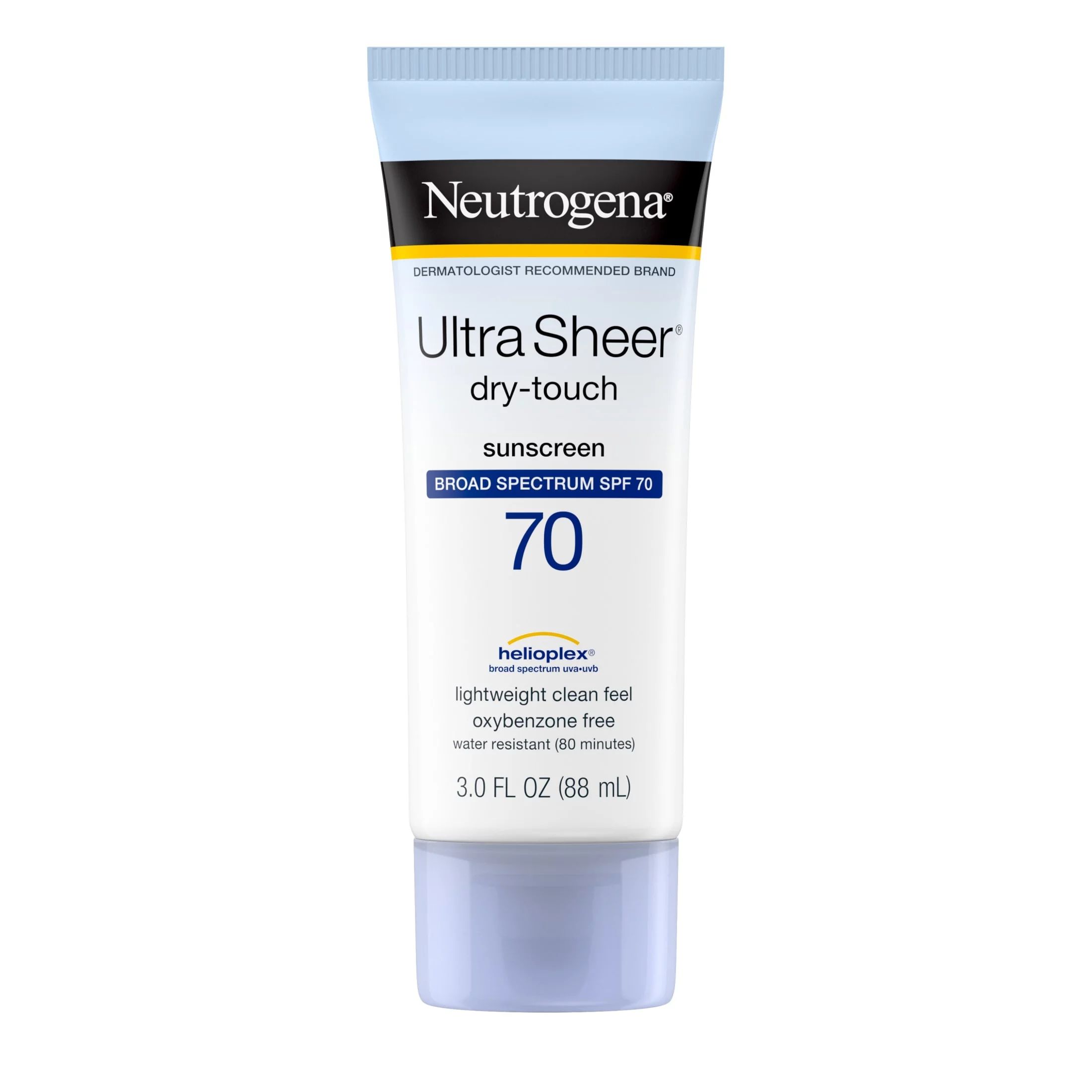 Neutrogena Ultra Sheer Dry-Touch SPF 70 Sunscreen Lotion, 3 fl. oz | Walmart (US)
