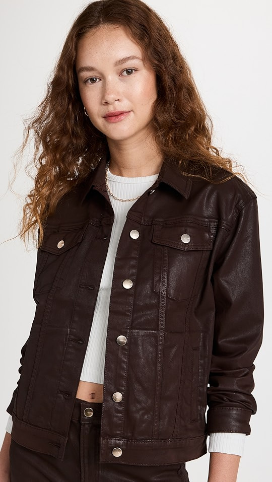 Joe's Jeans The Boyfriend Coated Jacket | SHOPBOP | Shopbop