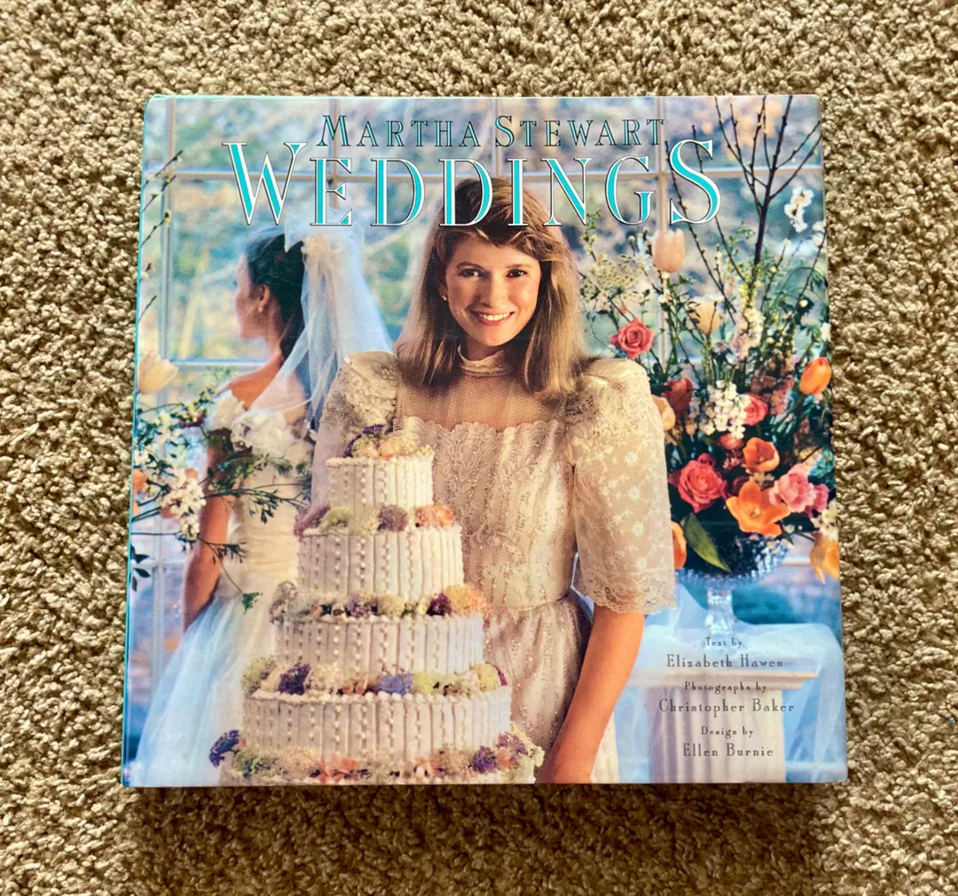Rare Vintage (1987) Martha Stewart Weddings Hardcover Coffee Table Book | 1980s Recipes | Wedding... | Etsy (US)