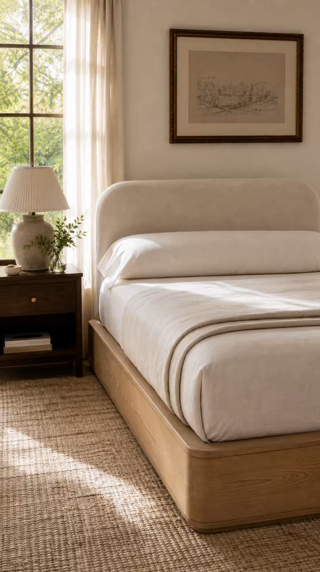 Sometimes less really is more.

Soft layers, warm wood, and just enough detail to make it feel finished—without adding anything extra. Clean, calm, and exactly how a bedroom should feel at the end of the day.

#LTKSaleAlert #LTKHome #LTKSeasonal