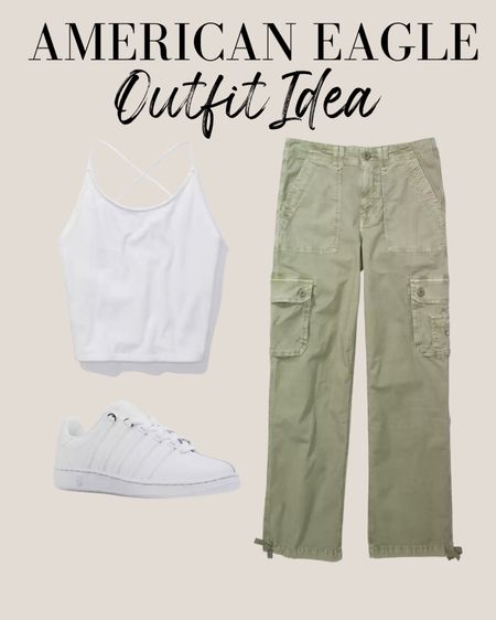 American Eagle outfit idea! These cargo pants also come in short and long inseams! 

Cargo pant joggers, casual outfit idea, spring outfits, K-Swiss sneakers, white sneakers, cargo pants outfit 

#LTKunder100 #LTKstyletip #LTKFind