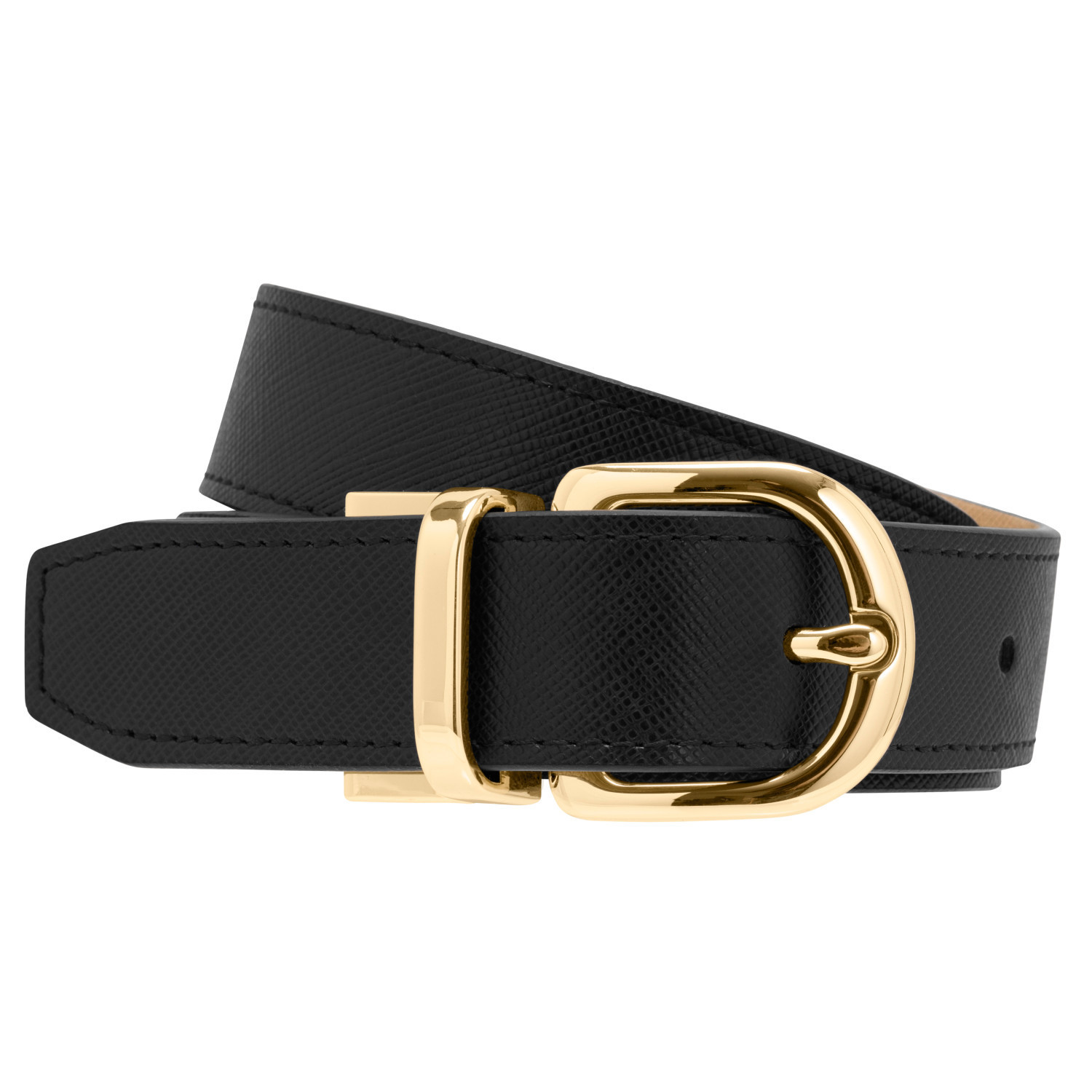 Inez Reversible Belt Navy/Fawn | Oroton