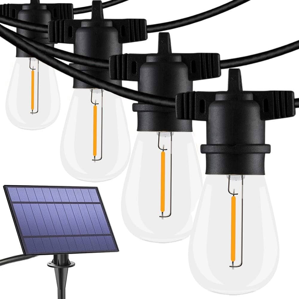 Solar Outdoor String Lights LED, FMART 100FT Solar String Light Commercial Grade Waterproof Heavy... | Amazon (US)