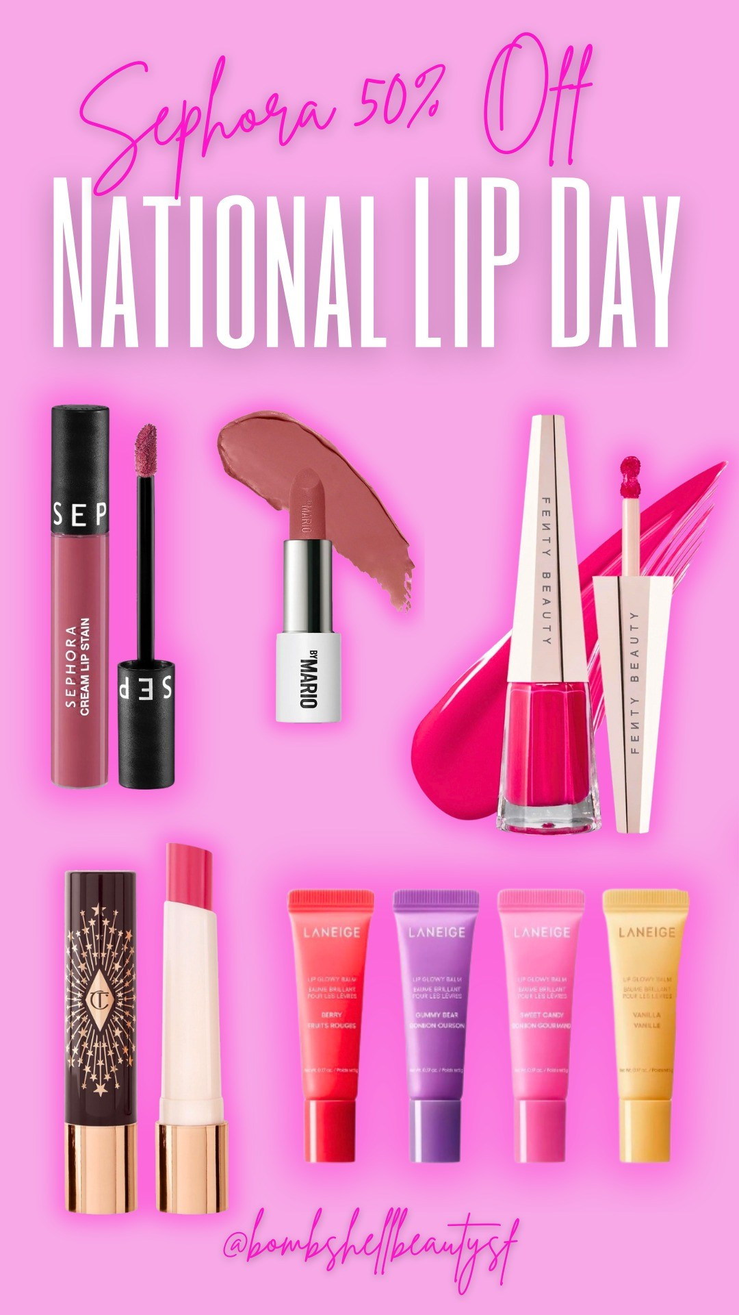 Today only 50% OFF for National Lip Day at Sephora! 💋💄

#LTKBeauty #LTKSaleAlert #LTKWedding