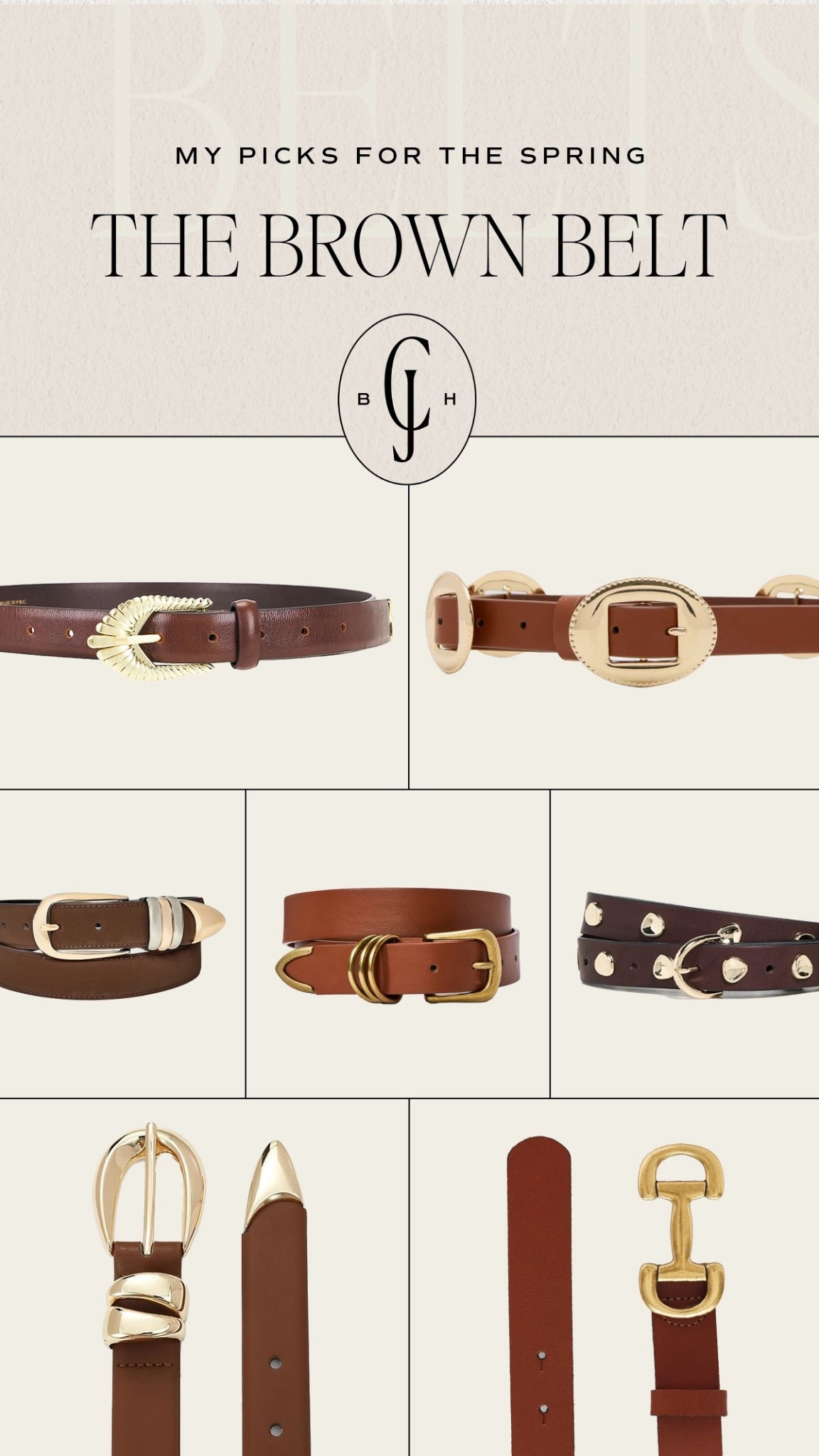 The brown belts you need for spring 🤍
Linked here!
#LTKFinds #AccessoriesEdit

#LTKootd #LTKWorkwear