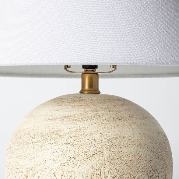 Medium Faux Wood Table Lamp - Threshold™ designed with Studio McGee | Target