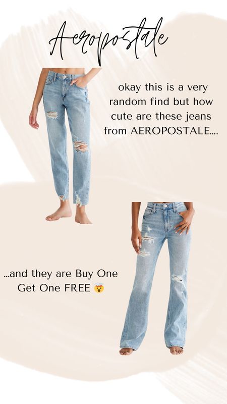 Buy one get one free, denim, mom jeans, Aeropostale 

#LTKstyletip #LTKfindsunder100 #LTKsalealert