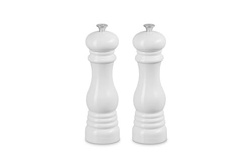 Le Creuset Salt and Pepper Mill Set 8-Inch, White | Amazon (US)