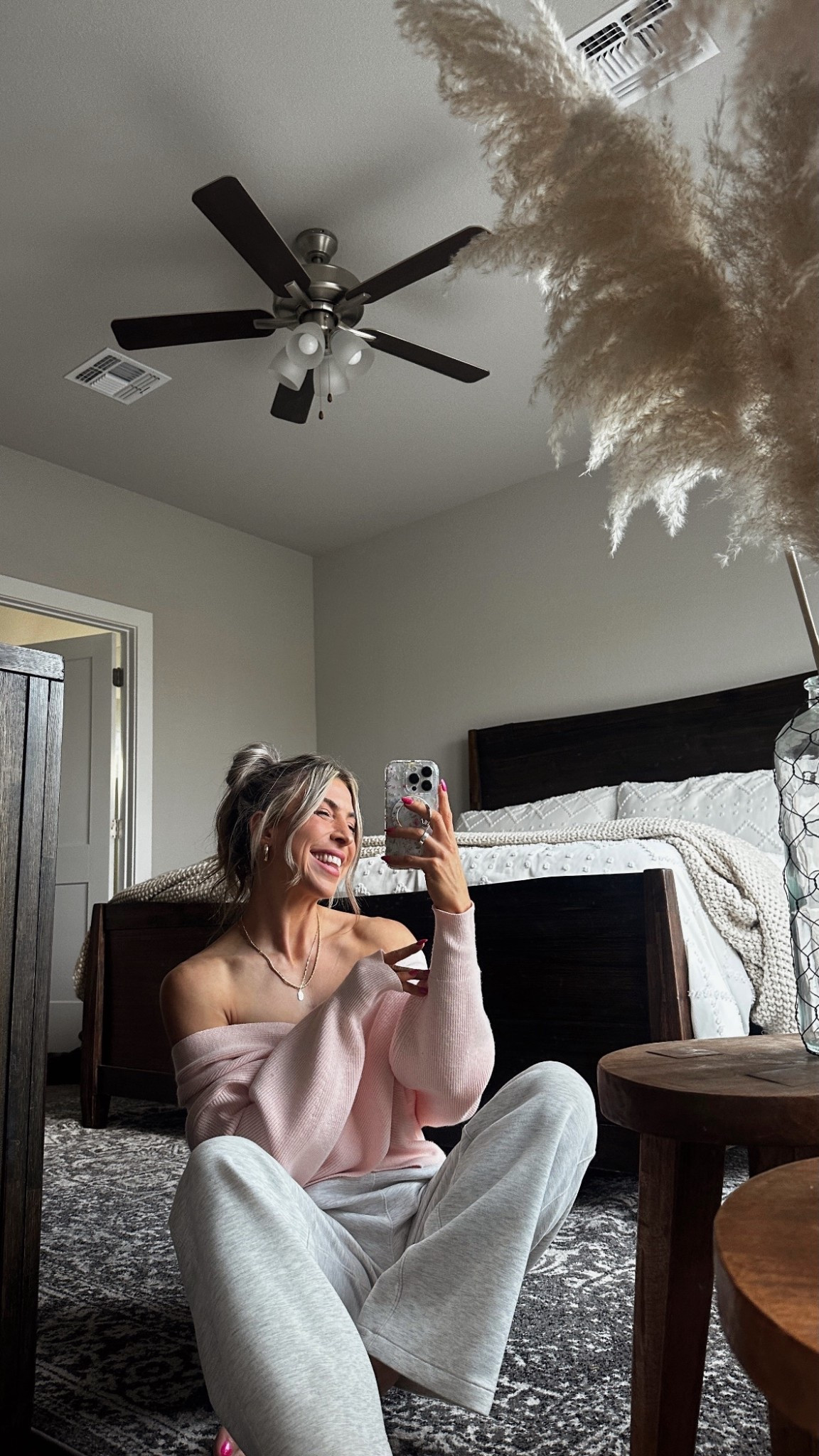 amazon top! so cute and snuggly. wearing a medium for extra slouch! sweatpants are a size small!

#LTKSaleAlert #LTKdayinmylife #LTKootd