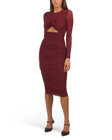 Yasmeen Midi Mesh Dress | TJ Maxx