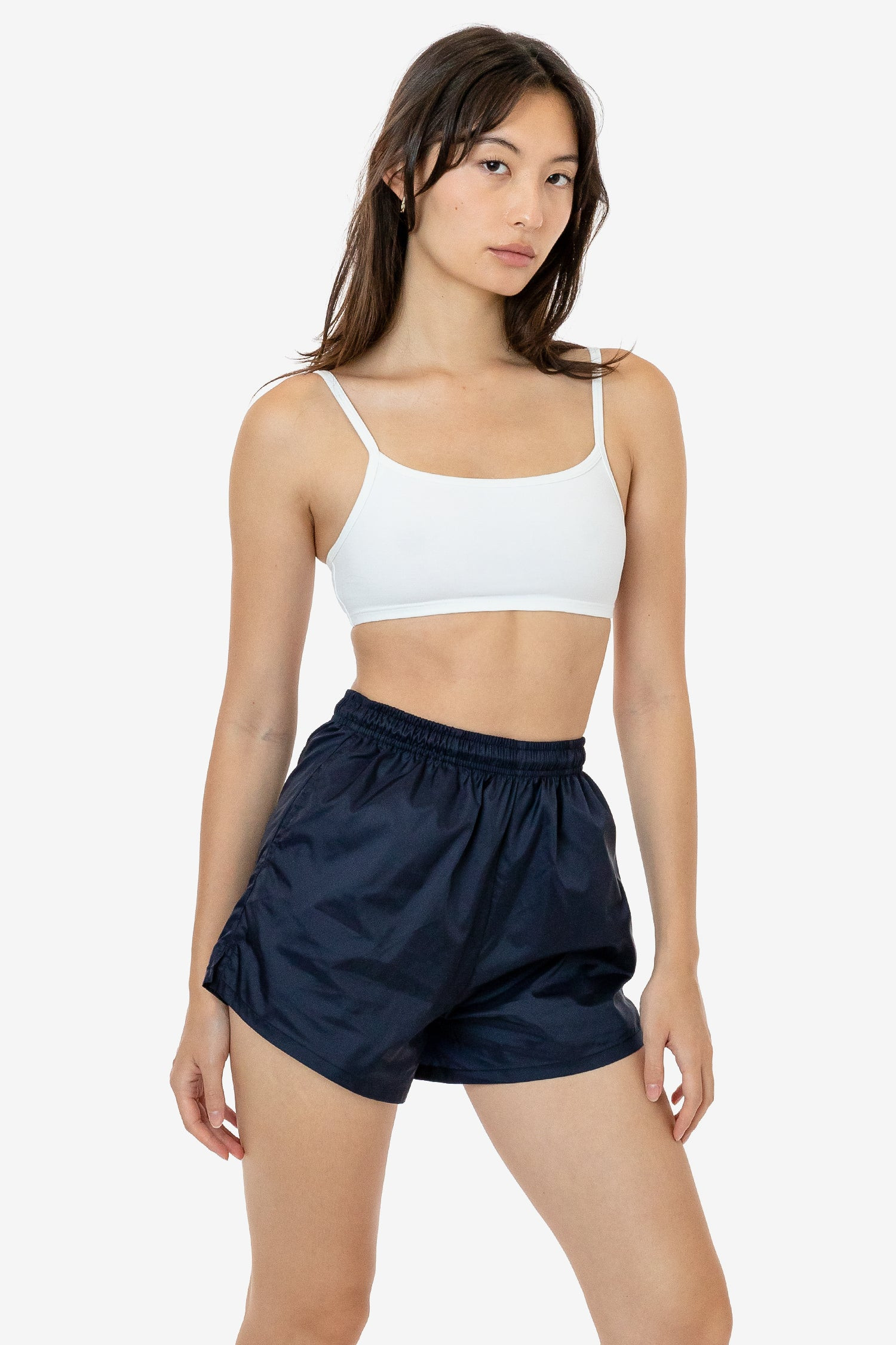 RNF314 - Women's Nylon Track Shorts | Los Angeles Apparel