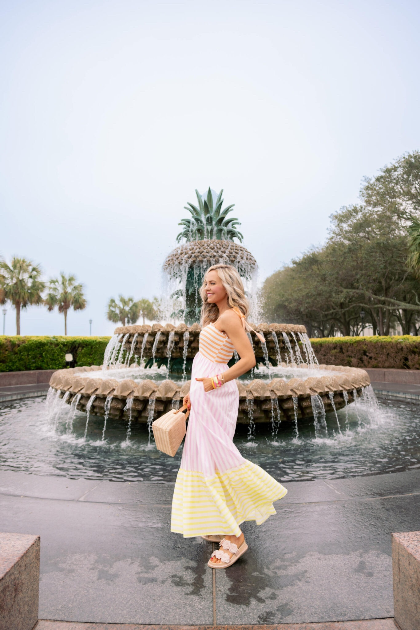 sherbet dreams are made of this maxi… mixed stripes in the perfect colorway for warm weather’ It’s $74 with code natasha15 (wearing size small/runs TTS) | 

#LTKOver40 #LTKSeasonal #LTKFindsUnder100