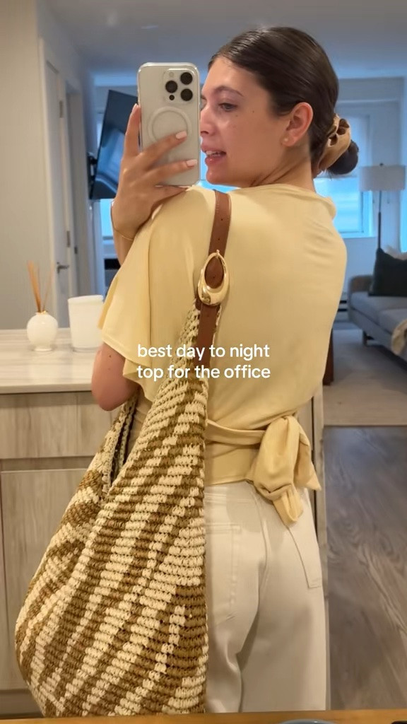 new fave day to night top💛

#LTKootd #LTKWorkwear #LTKSeasonal