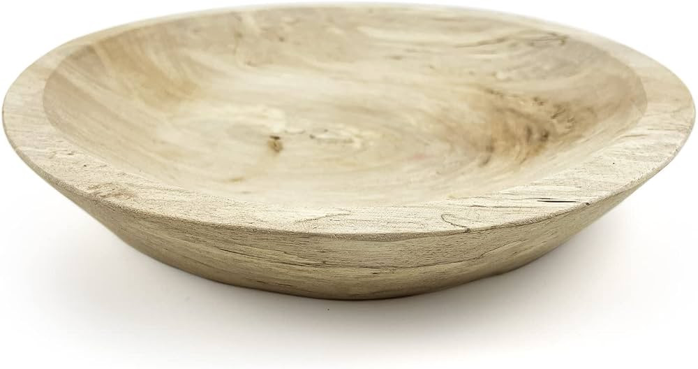 EWEIGEER Wooden Fruit Serving Bowl Hand-Carved Root Dough Bowls Creative Living Room Real Wood Ca... | Amazon (US)