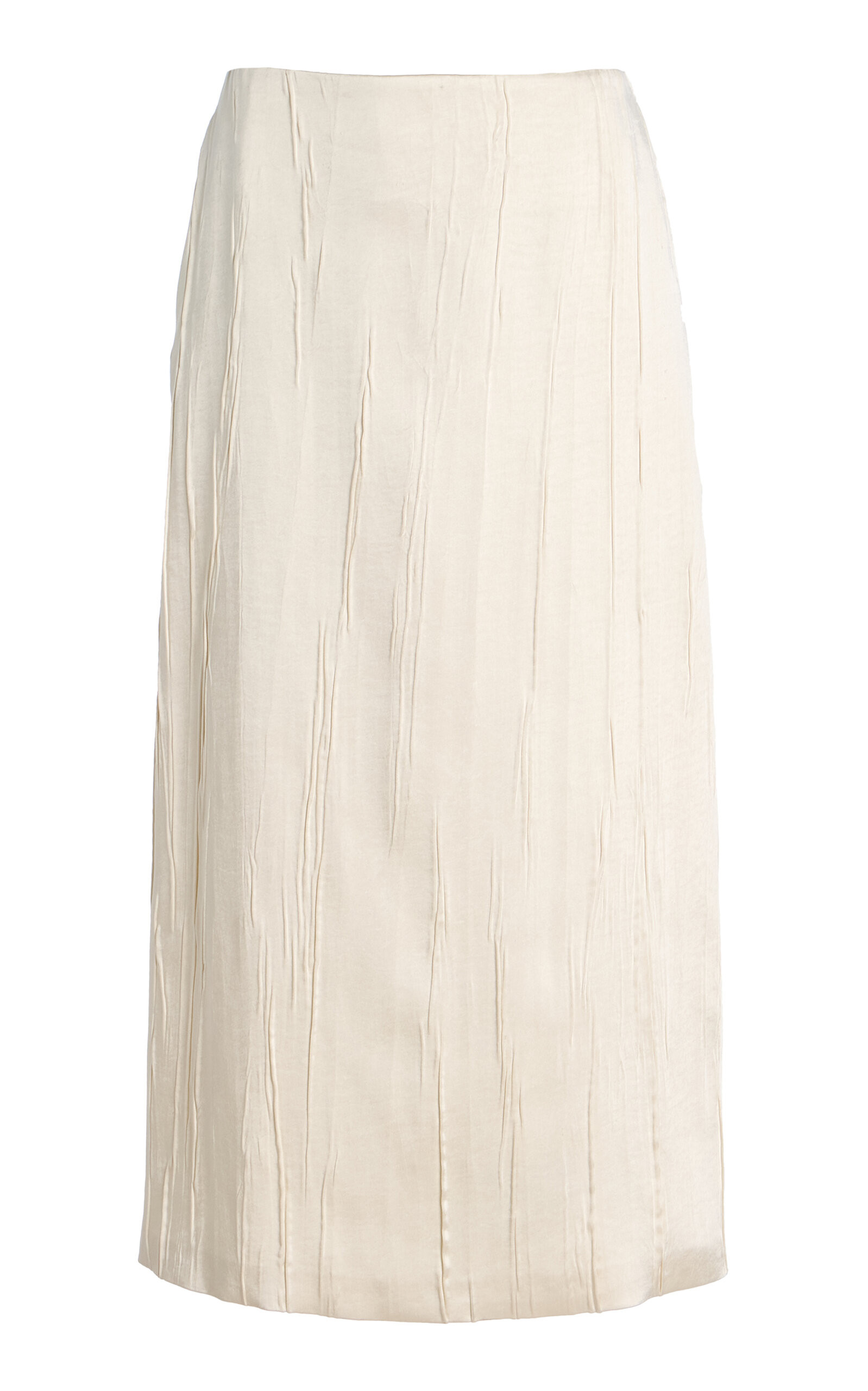 The Tierney Textured Satin Midi Skirt | Moda Operandi (Global)