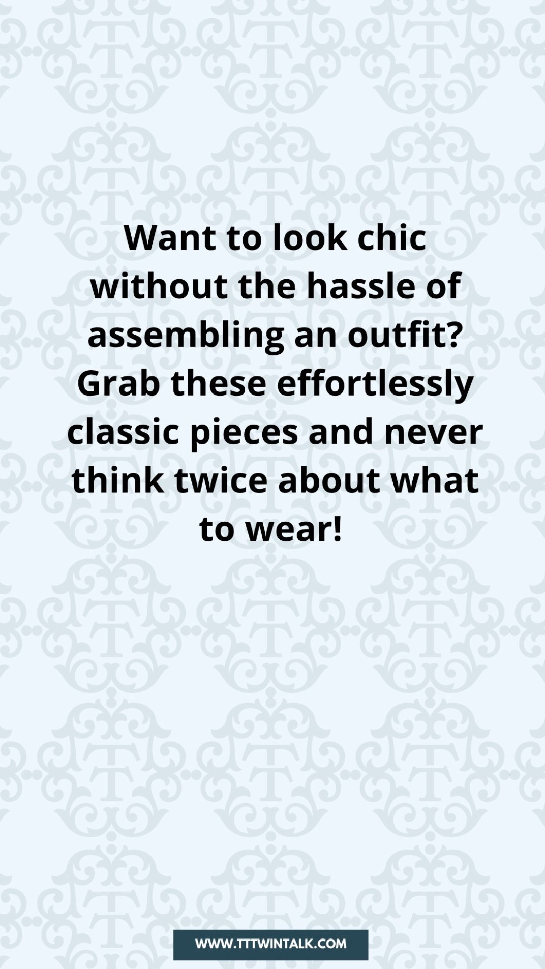 Hassle free morning start with a great selection of classic pieces!
s

#LTKOver40 #LTKMidsize