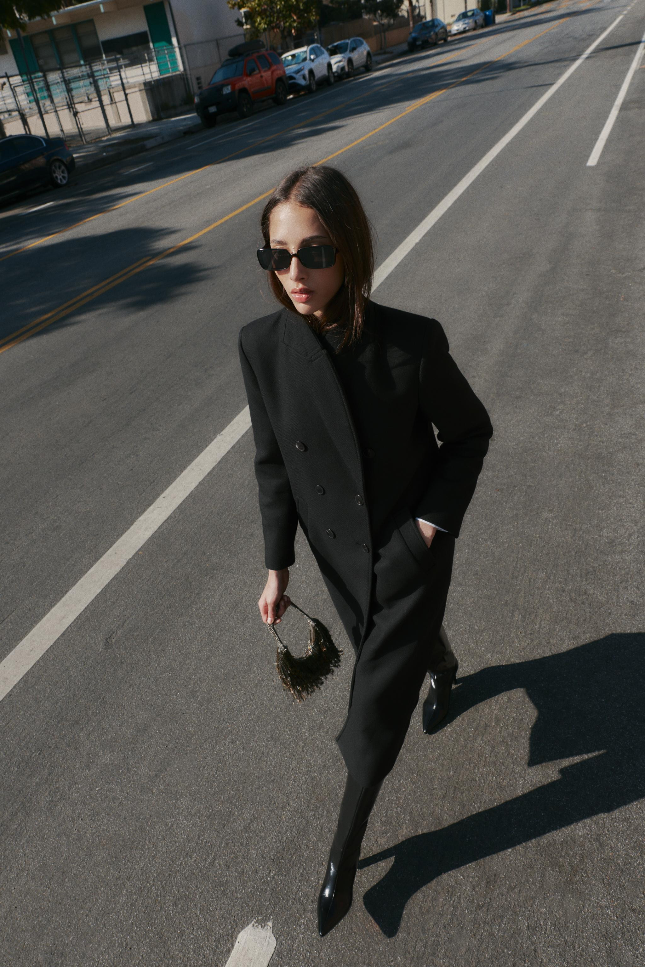 DOUBLE-BREASTED LONG COAT | Zara US