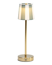 4x14 Printed Lampshade Rechargeable Tabletop Lamp | TJ Maxx