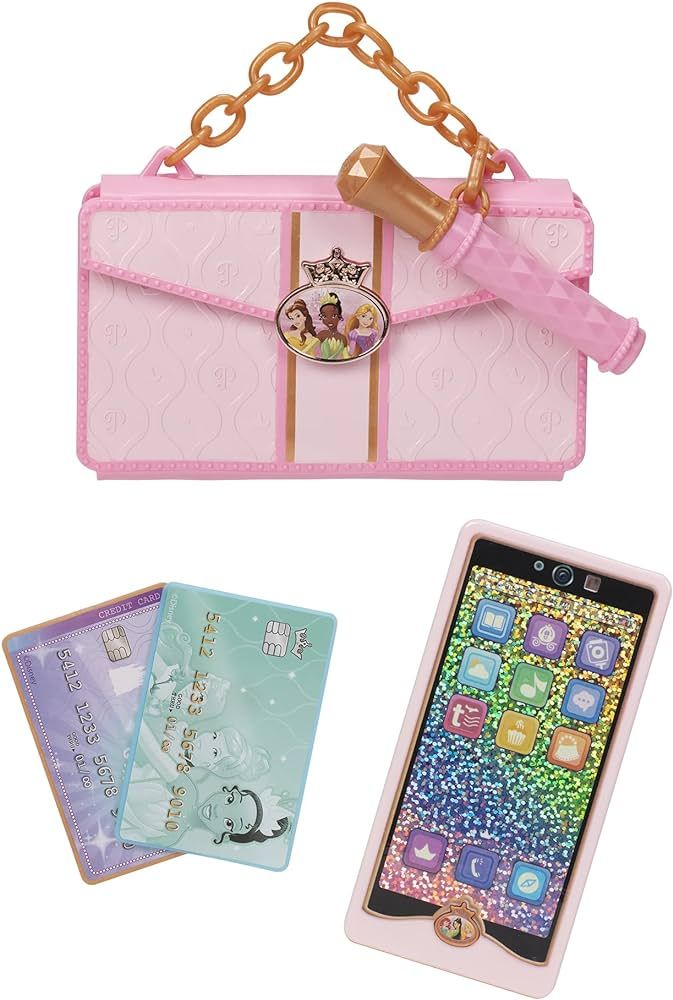 Disney Princess Style Collection Phone Includes 1 Play Phone, 1 Clutch Case, 1 Play Lip Gloss wit... | Amazon (US)