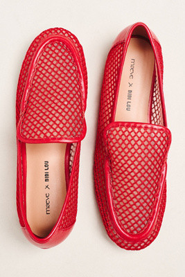 Maeve x Bibi Lou Exclusive Mesh Loafers | Anthropologie (US)