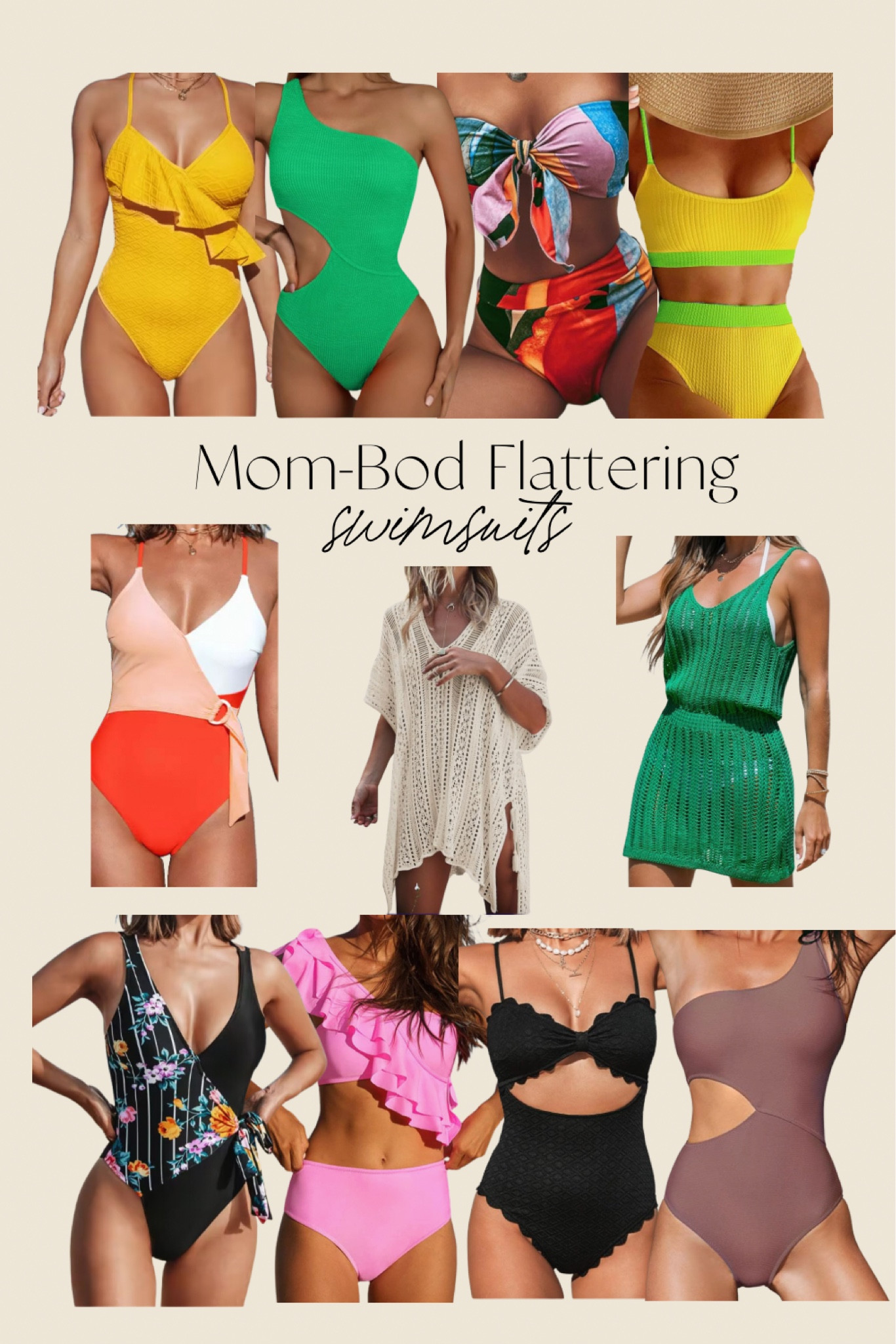 Flattering MOM BOD swimsuits for the summertime ☀️

#LTKSeasonal #LTKSwim