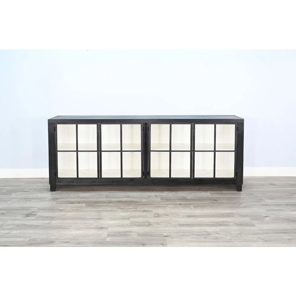 Sunny Designs Ryan Industrial Long Accent Cabinet | Walmart (US)