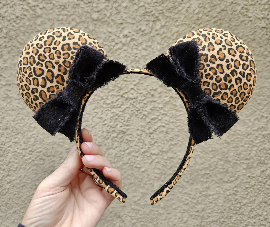 Leopard Mickey Ears, Jungle, Safari - Etsy | Etsy (US)