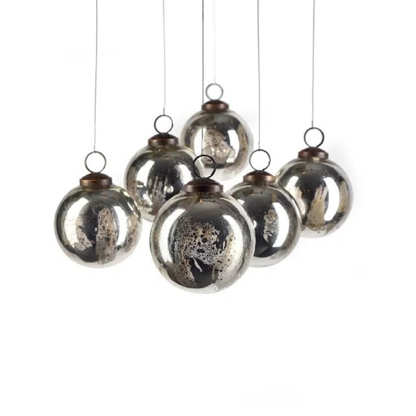 Antique Solid Ball Ornament (Set of 6) | Wayfair Professional