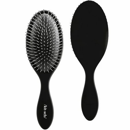 Kitsch Wet Dry Brush Detangling Brush - Soft Bristle Hair Brushes for Women | Straight & Curly Hair Brush | Hairbrush for All Hair Types | Hair Detangler Brush | Travel Hair Brush & Detangling Comb | Walmart (US)