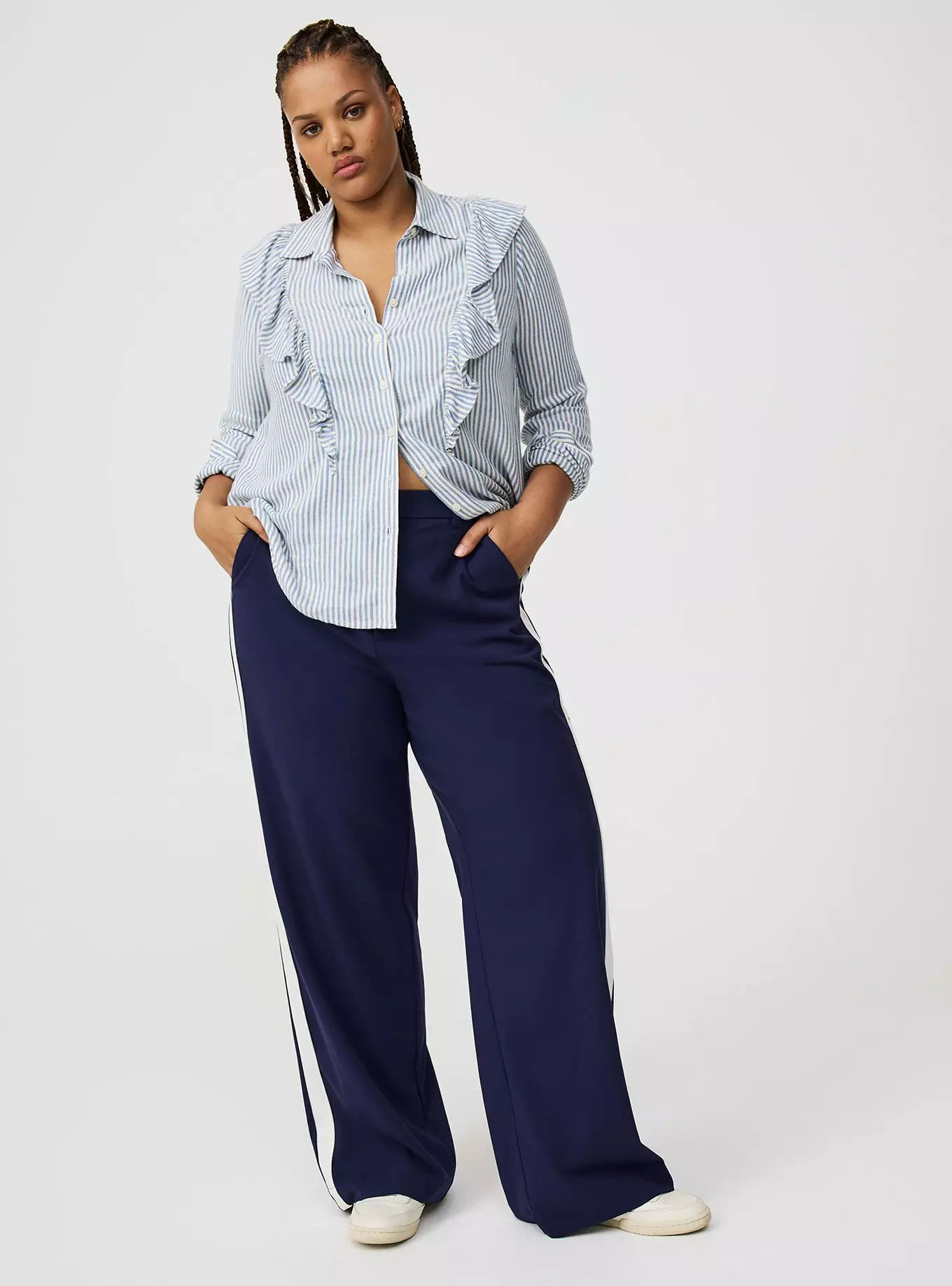 High-Rise Wide Leg Trouser | Torrid (US & Canada)