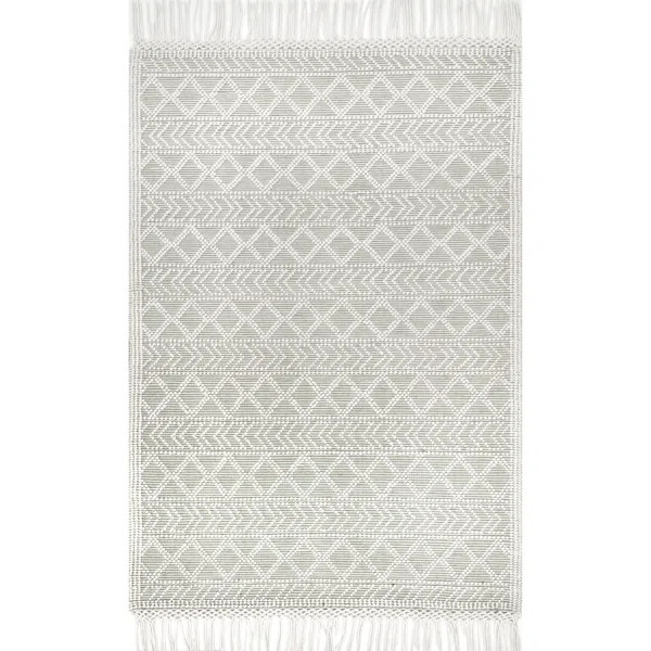 Sechrist Handwoven Gray Area Rug | Wayfair North America