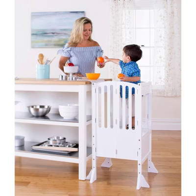 Kids' Contemporary Kitchen Helper White - Guidecraft | Target