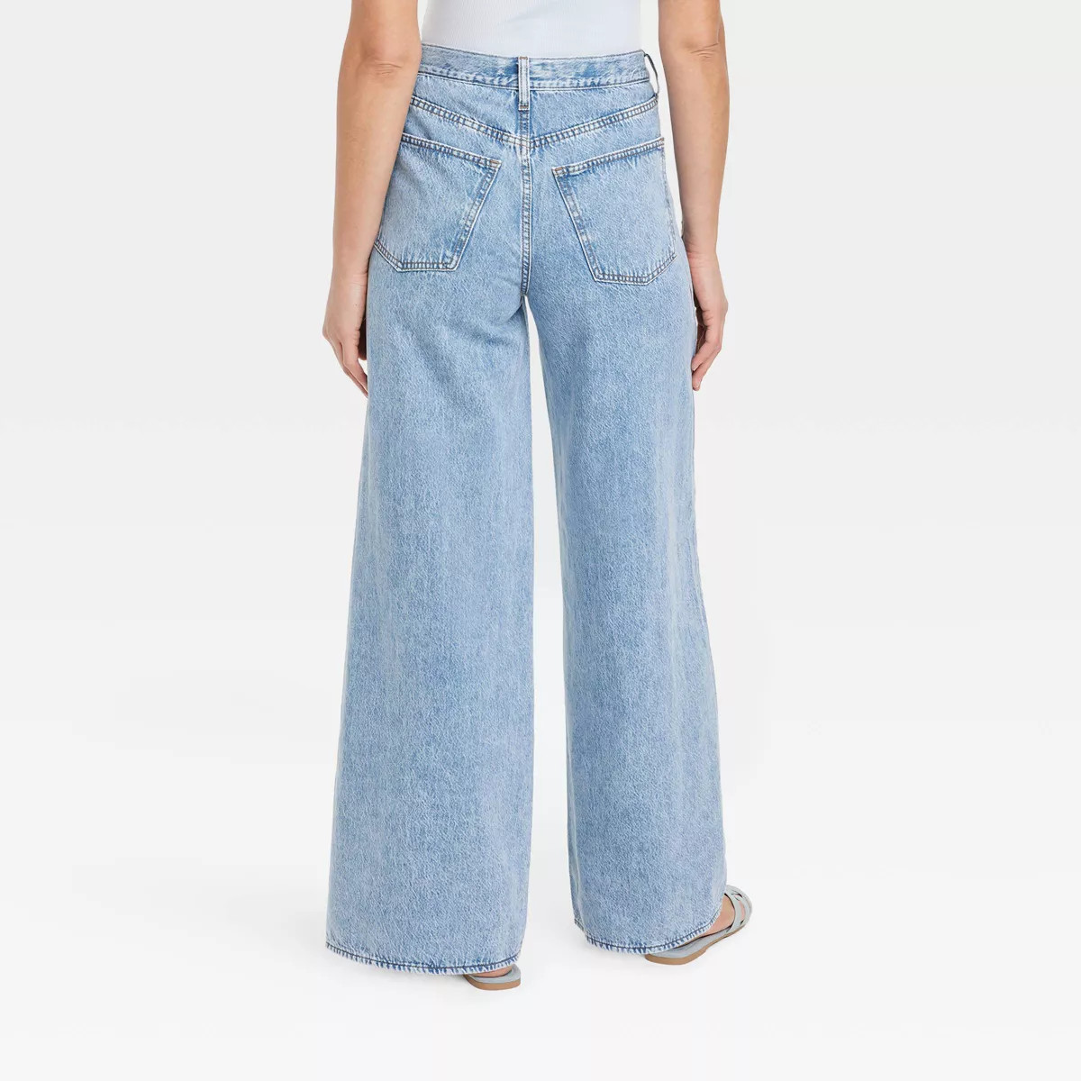 Women's Mid-Rise Super Wide Leg Jeans - Universal Thread™ | Target