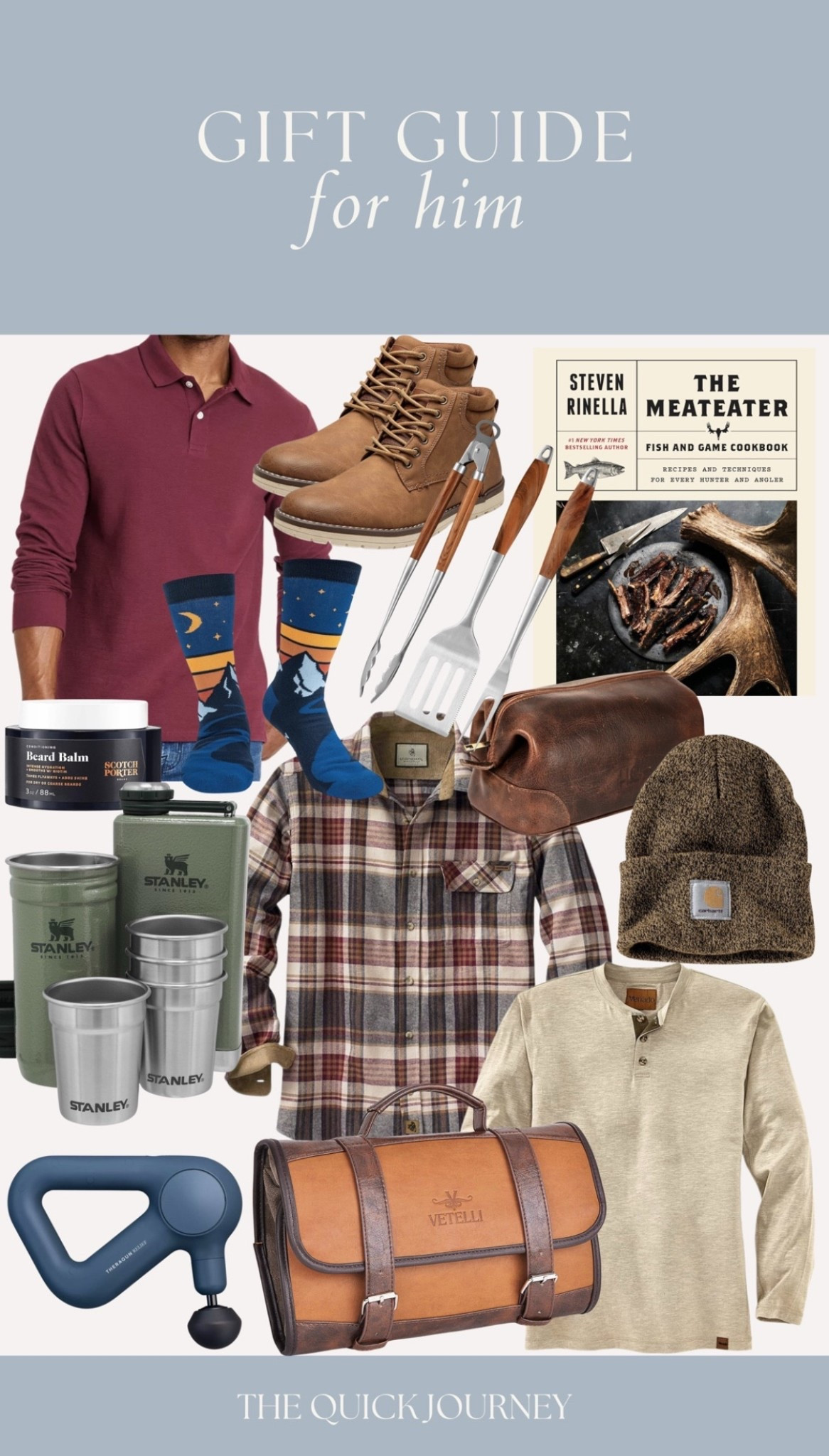 The holiday gift guide for him 🤎 for the outdoorsy man who has a rugged style. Loving these Christmas gift ideas for him  

#LTKGiftGuide #LTKHoliday
