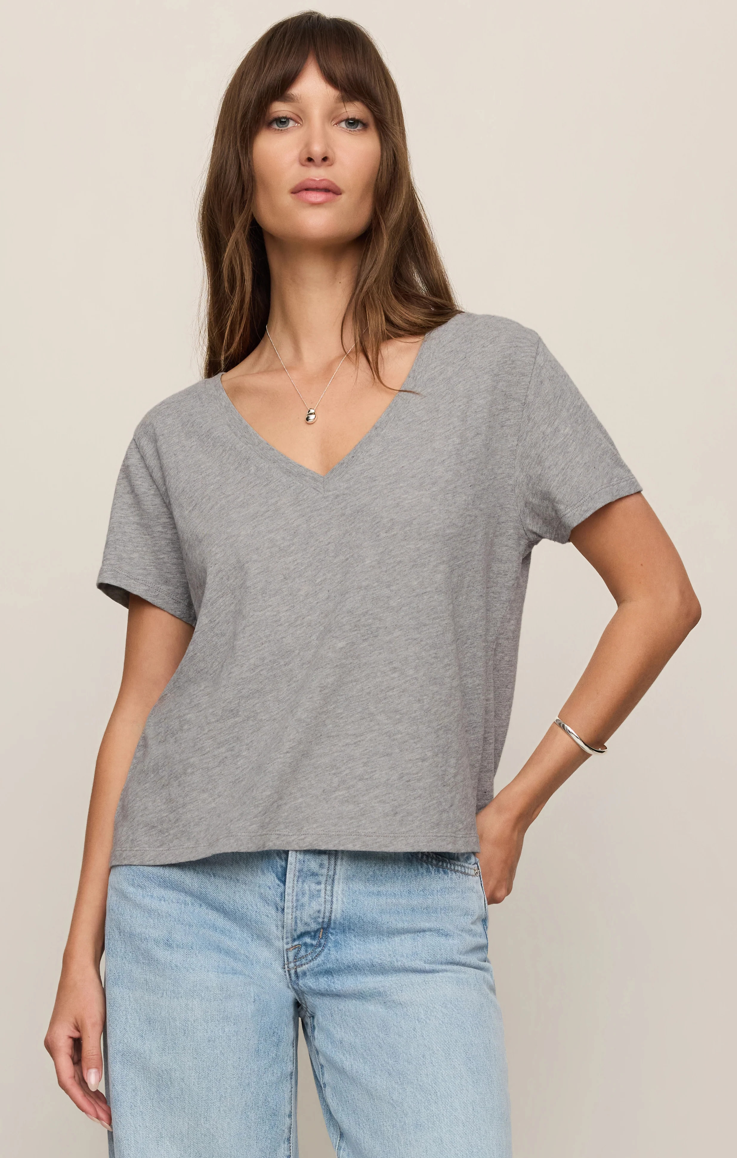 Nomad Slub V-Neck Tee - Emerald Cove / Small | Z Supply